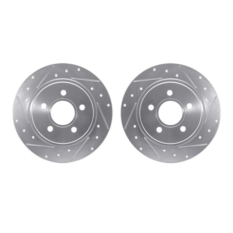 Dynamite Friction 7002-27038 Disc Brake Rotor Set - Rear