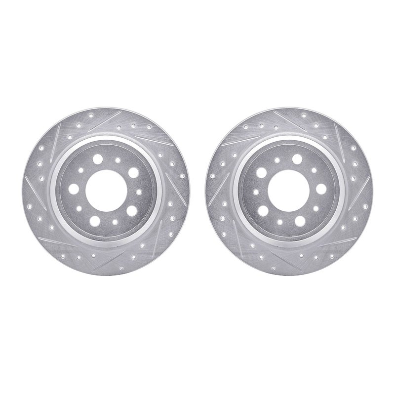 Dynamite Friction 7002-27039 Disc Brake Rotor Set - Rear