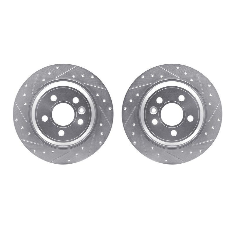 Dynamite Friction 7002-27042 Disc Brake Rotor Set - Rear