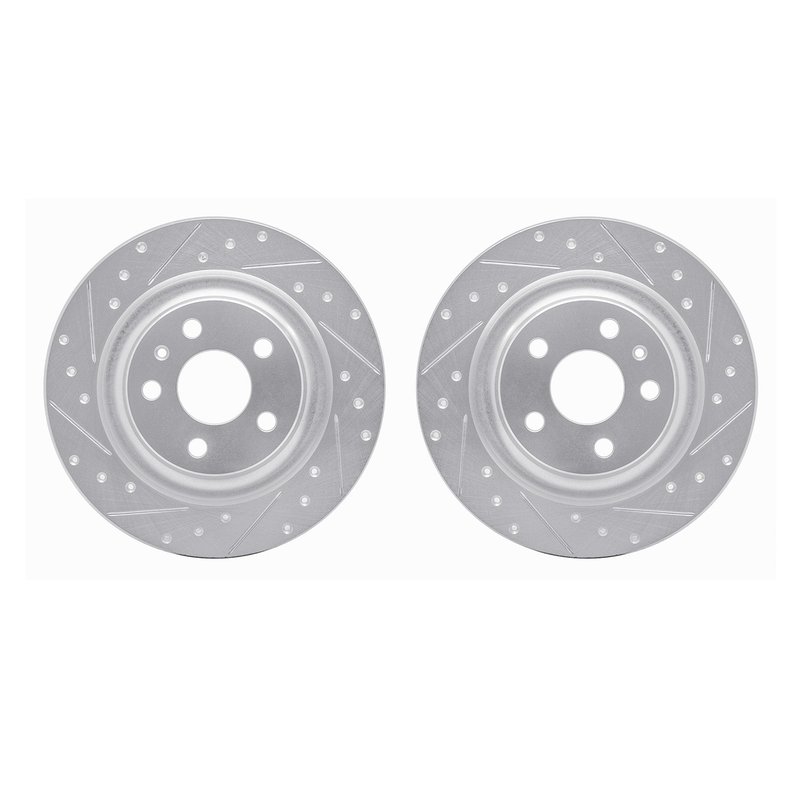 Dynamite Friction 7002-27044 Disc Brake Rotor Set - Rear