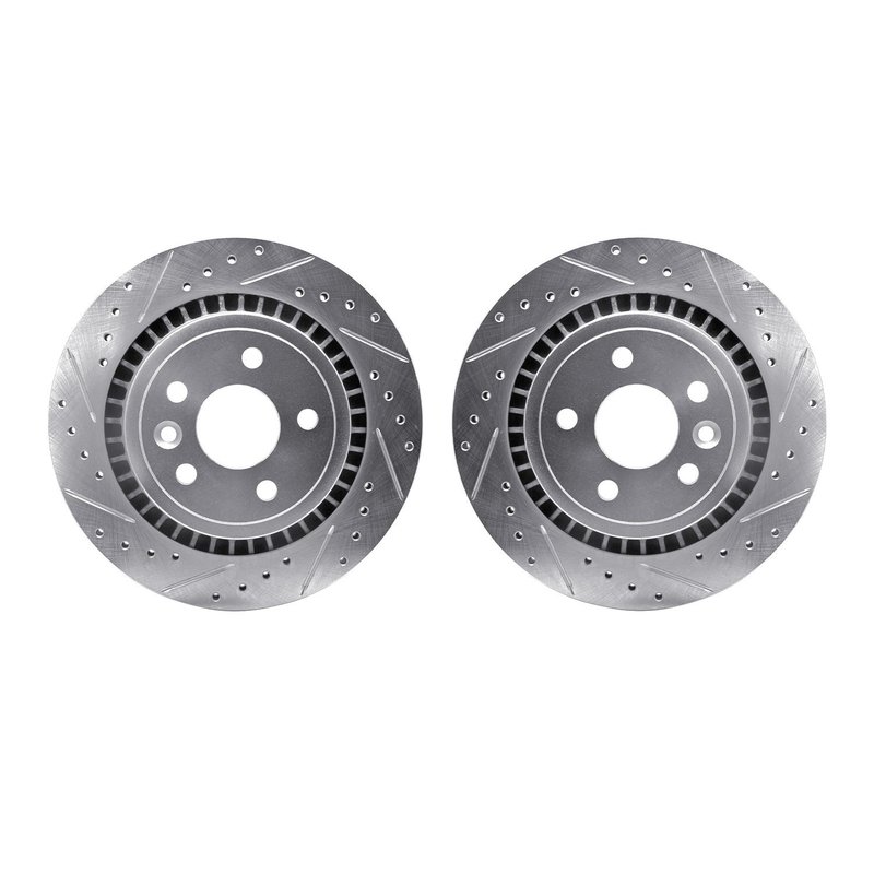 Dynamite Friction 7002-27052 Disc Brake Rotor Set - Rear