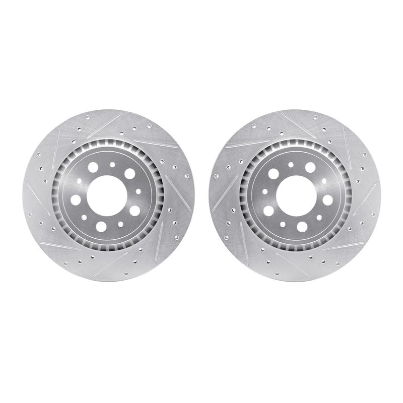 Dynamite Friction 7002-27053 Disc Brake Rotor Set - Rear