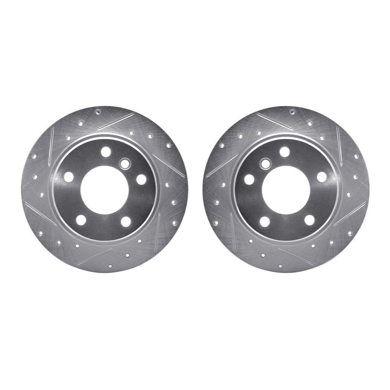 Dynamite Friction 7002-31075 Disc Brake Rotor Set - Rear