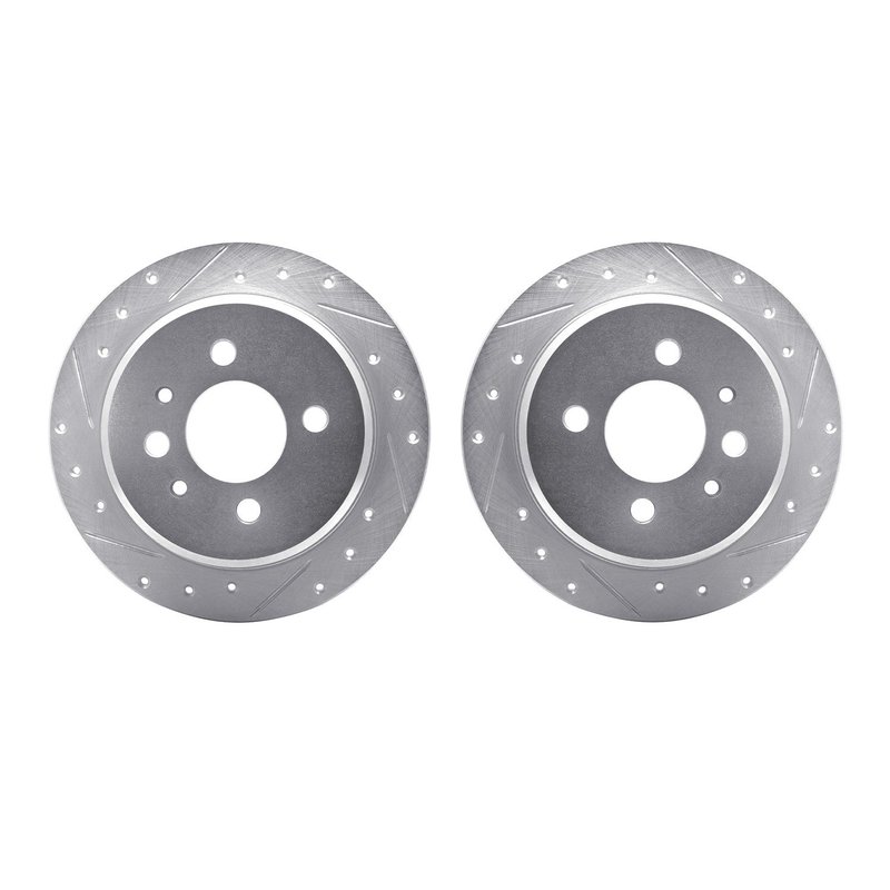 Dynamite Friction 7002-31076 Disc Brake Rotor Set - Rear