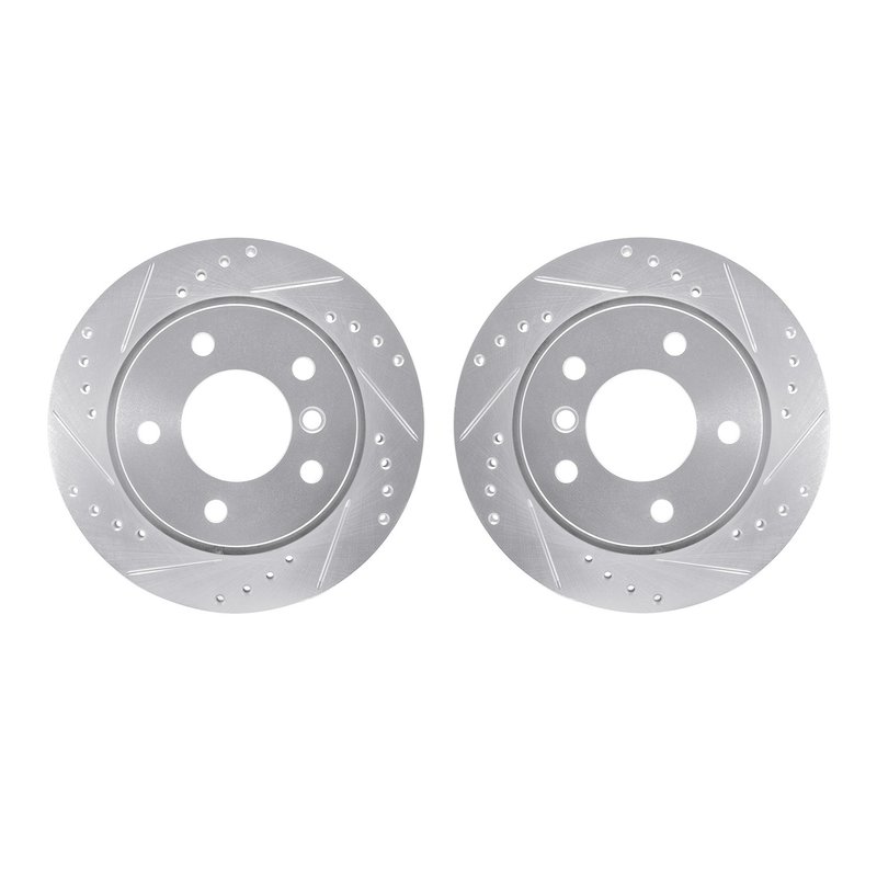 Dynamite Friction 7002-31078 Disc Brake Rotor Set - Rear
