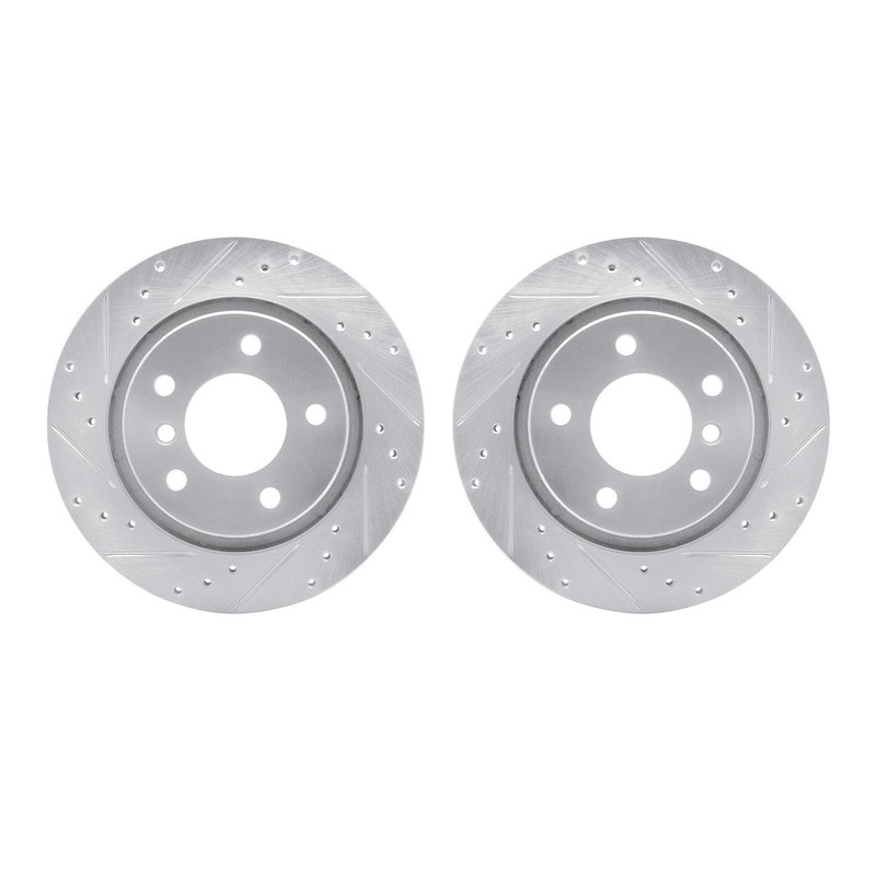 Dynamite Friction 7002-31080 Disc Brake Rotor Set - Rear