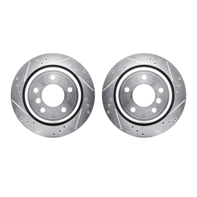 Dynamite Friction 7002-31093 Disc Brake Rotor Set - Rear