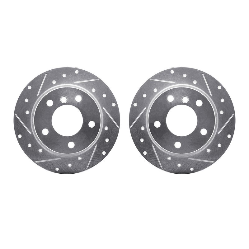 Dynamite Friction 7002-31124 Disc Brake Rotor Set - Rear