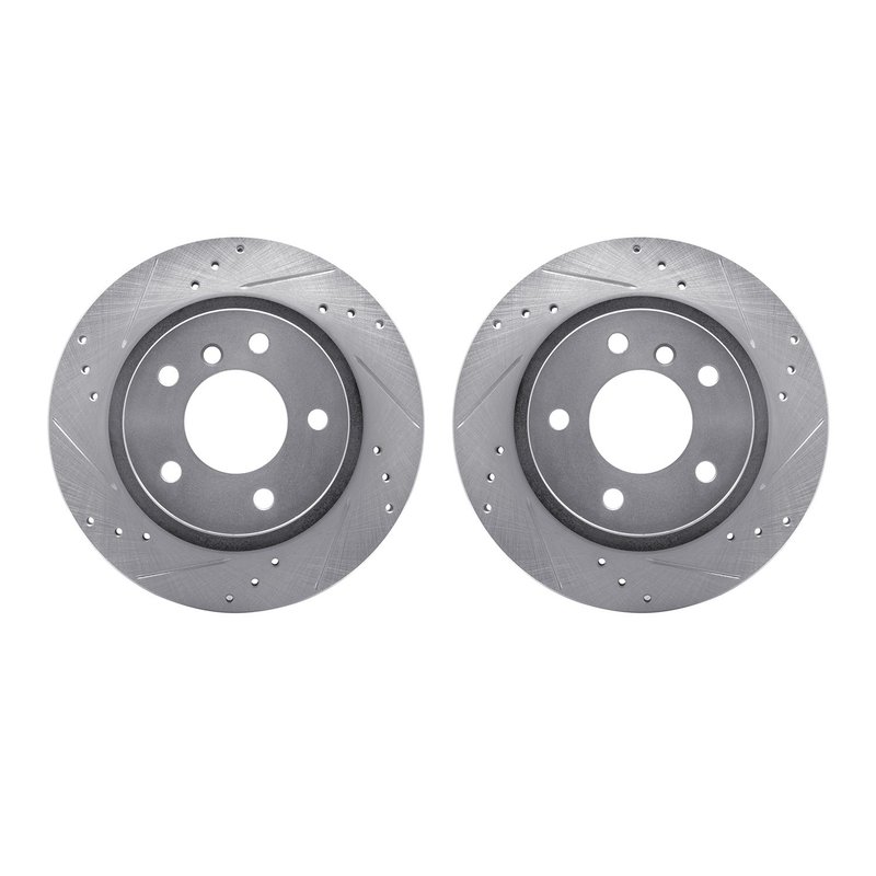 Dynamic Friction 7002-31125 Disc Brake Rotor Set - Rear
