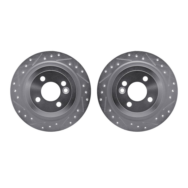 Dynamite Friction 7002-32017 Disc Brake Rotor Set - Rear