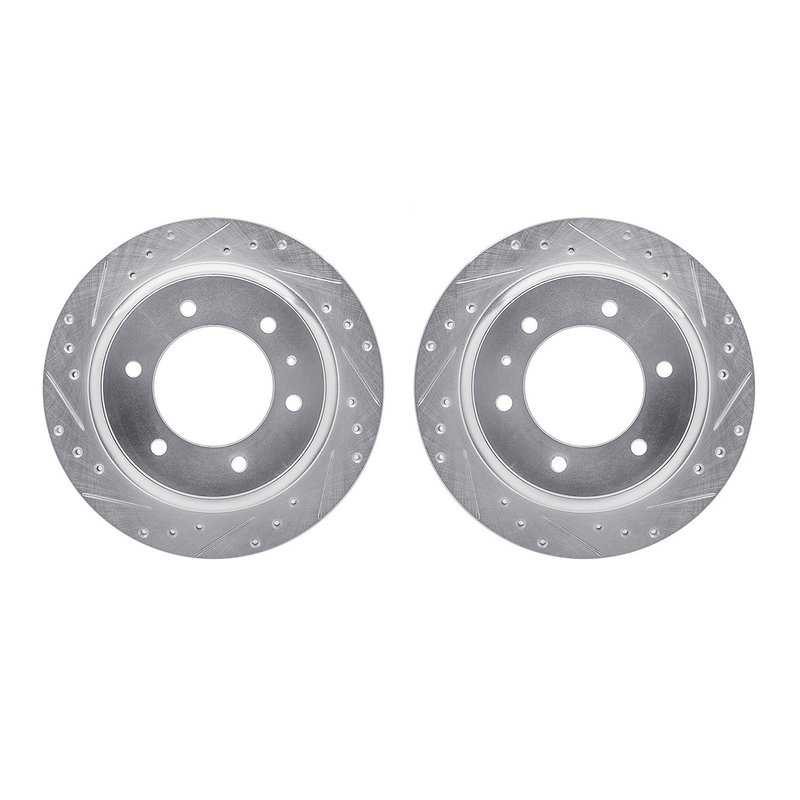 Dynamite Friction 7002-37007 Disc Brake Rotor Set - Rear