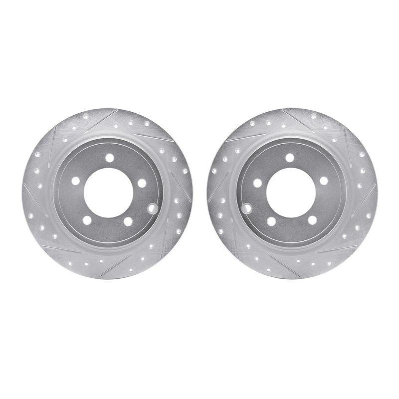 Dynamite Friction 7002-39018 Disc Brake Rotor Set - Rear