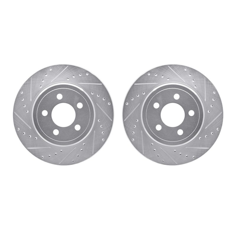 Dynamite Friction 7002-39020 Disc Brake Rotor Set - Rear