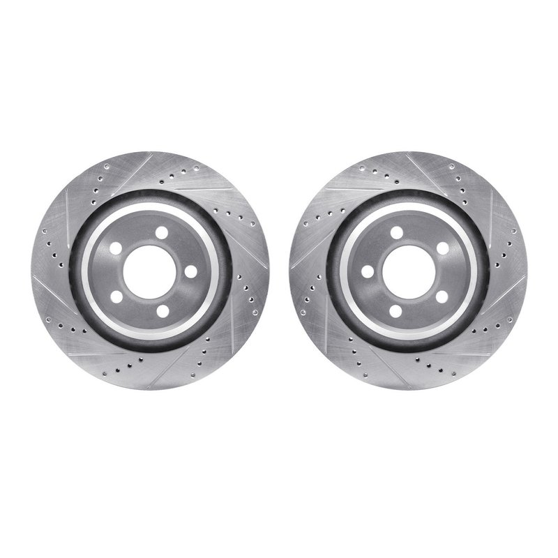 Dynamite Friction 7002-39021 Disc Brake Rotor Set - Rear