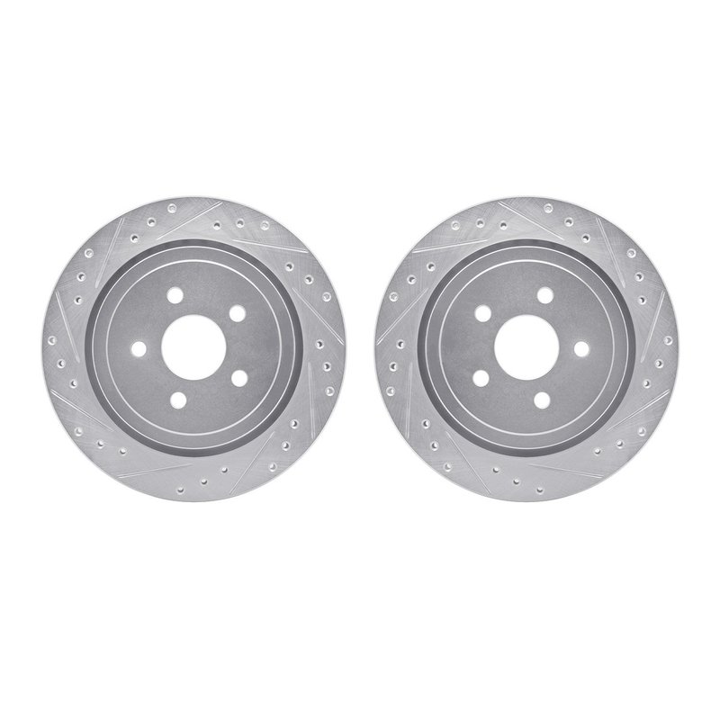 Dynamite Friction 7002-39024 Disc Brake Rotor Set - Rear