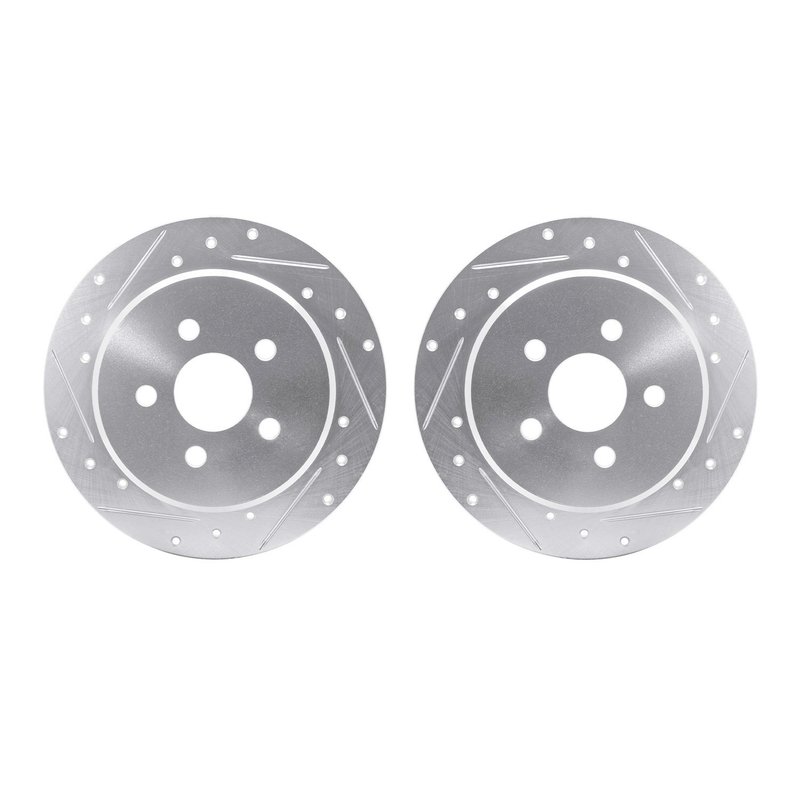 Dynamite Friction 7002-39028 Disc Brake Rotor Set - Rear