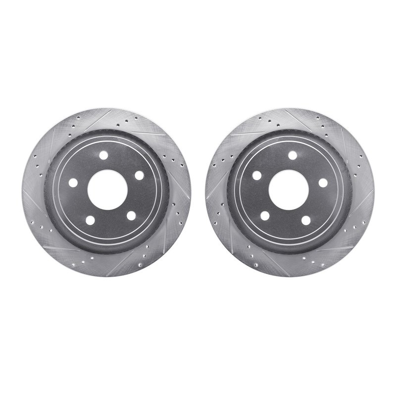 Dynamite Friction 7002-40081 Disc Brake Rotor Set - Rear