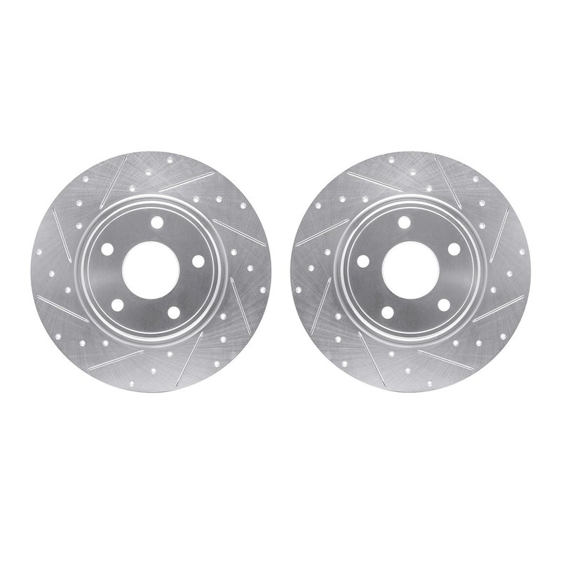 Dynamite Friction 7002-40085 Disc Brake Rotor Set - Rear