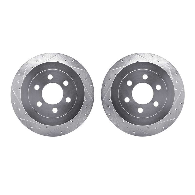 Dynamite Friction 7002-40087 Disc Brake Rotor Set - Rear