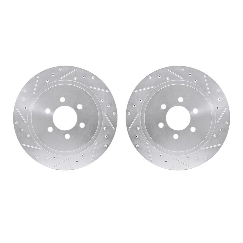 Dynamite Friction 7002-40105 Disc Brake Rotor Set - Rear