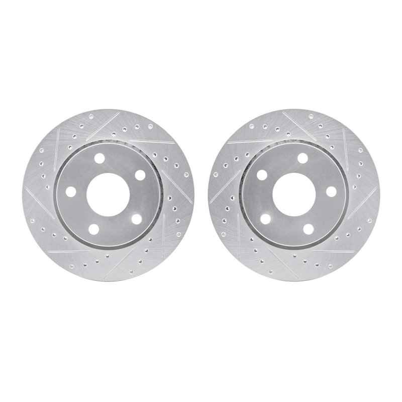 Dynamite Friction 7002-42021 Disc Brake Rotor Set - Front
