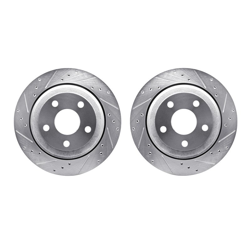 Dynamite Friction 7002-42025 Disc Brake Rotor Set - Rear