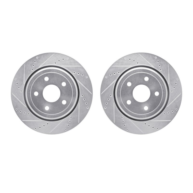 Dynamite Friction 7002-42027 Disc Brake Rotor Set - Rear