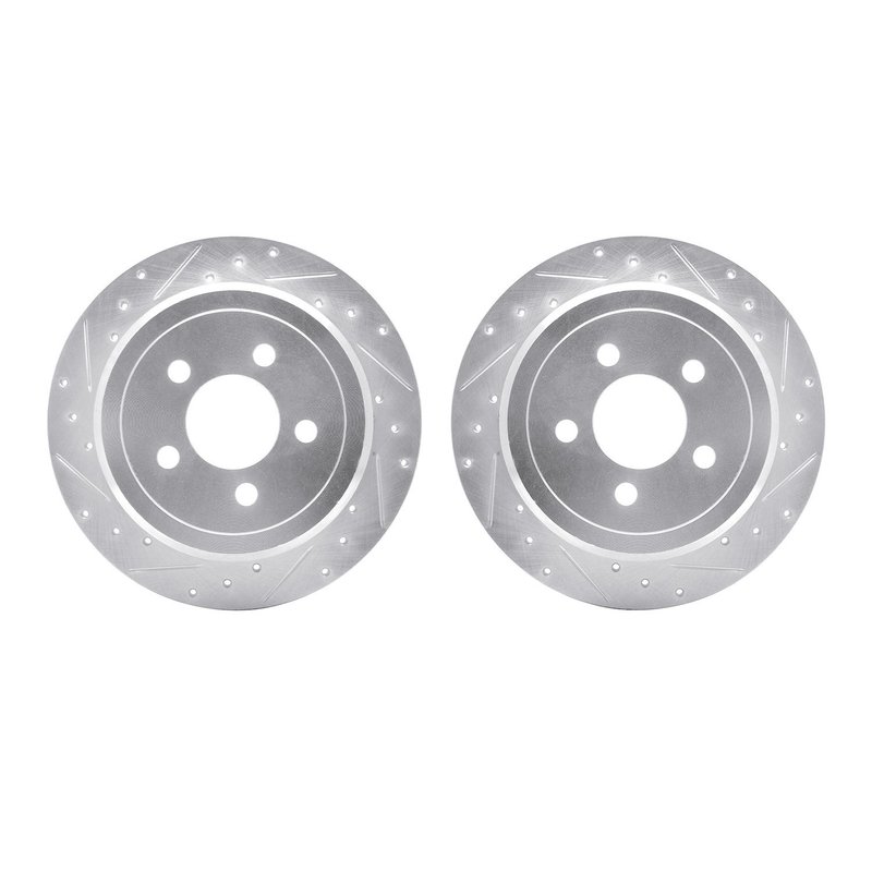 Dynamite Friction 7002-42028 Disc Brake Rotor Set - Rear