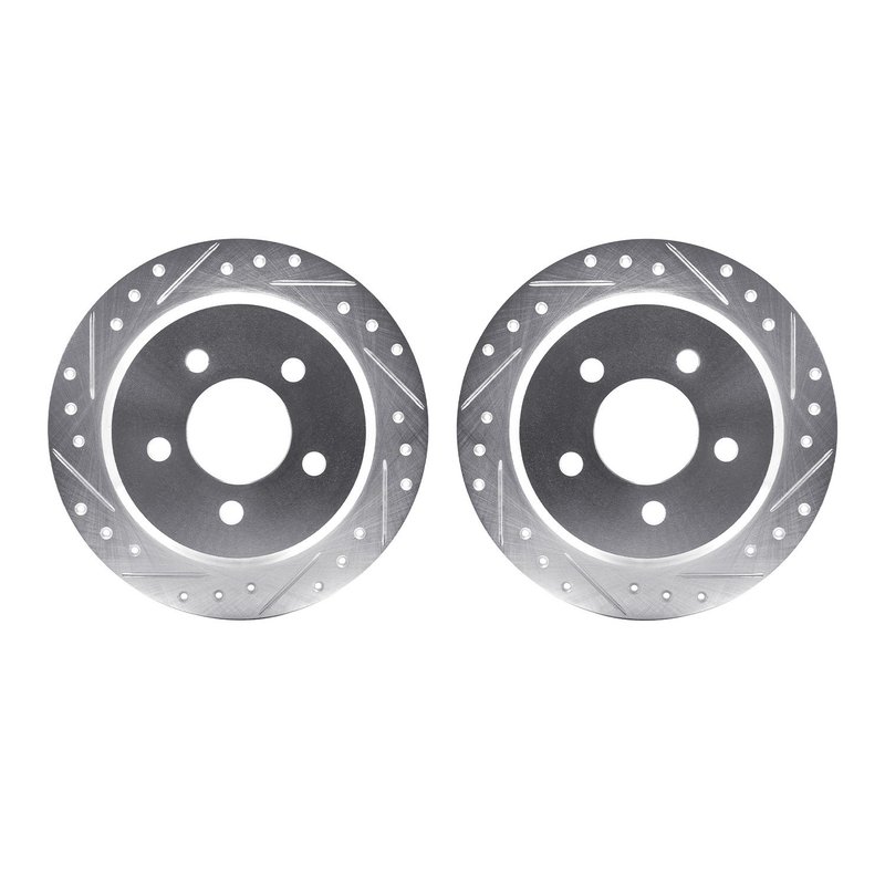 Dynamite Friction 7002-42033 Disc Brake Rotor Set - Rear