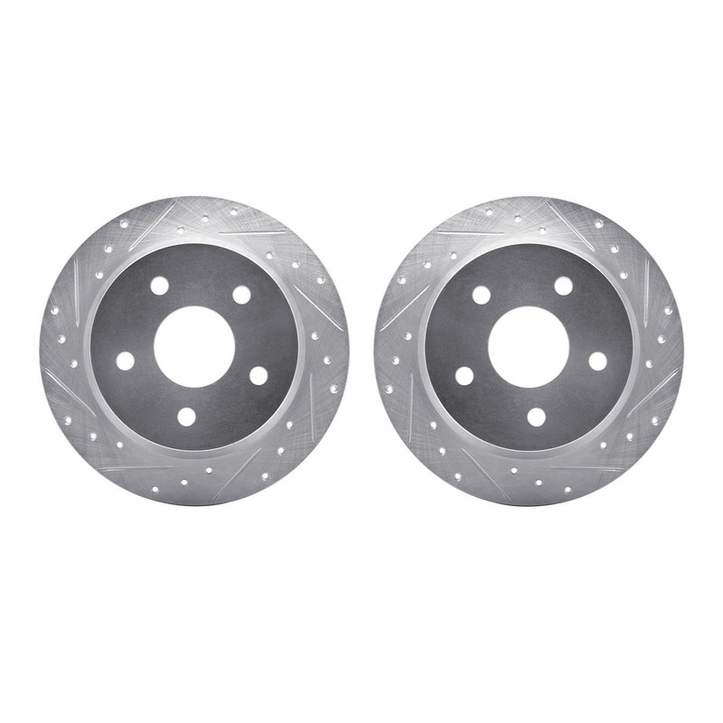 Dynamite Friction 7002-42034 Disc Brake Rotor Set - Rear