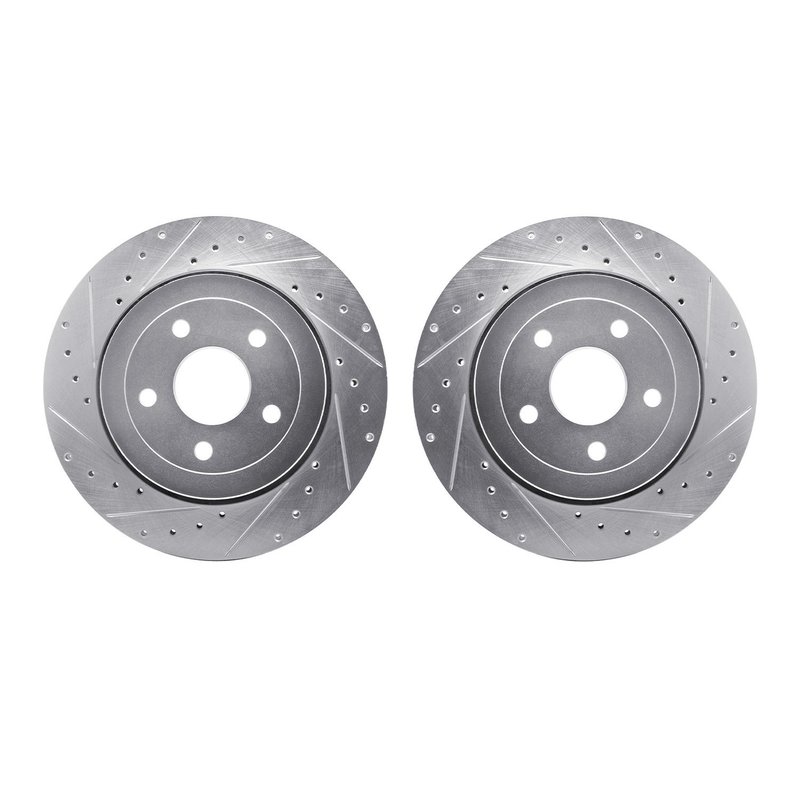 Dynamite Friction 7002-42035 Disc Brake Rotor Set - Rear