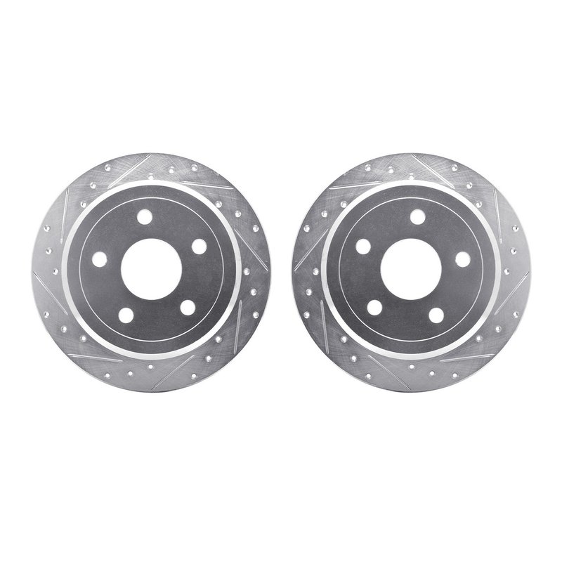 Dynamite Friction 7002-42037 Disc Brake Rotor Set - Rear