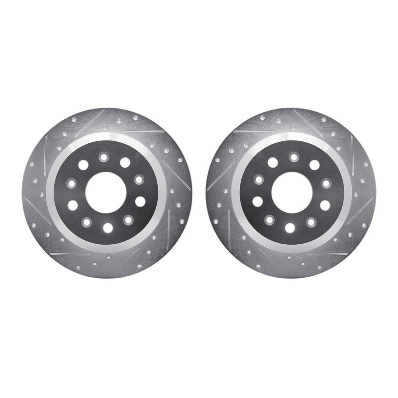 Dynamite Friction 7002-42038 Disc Brake Rotor Set - Rear