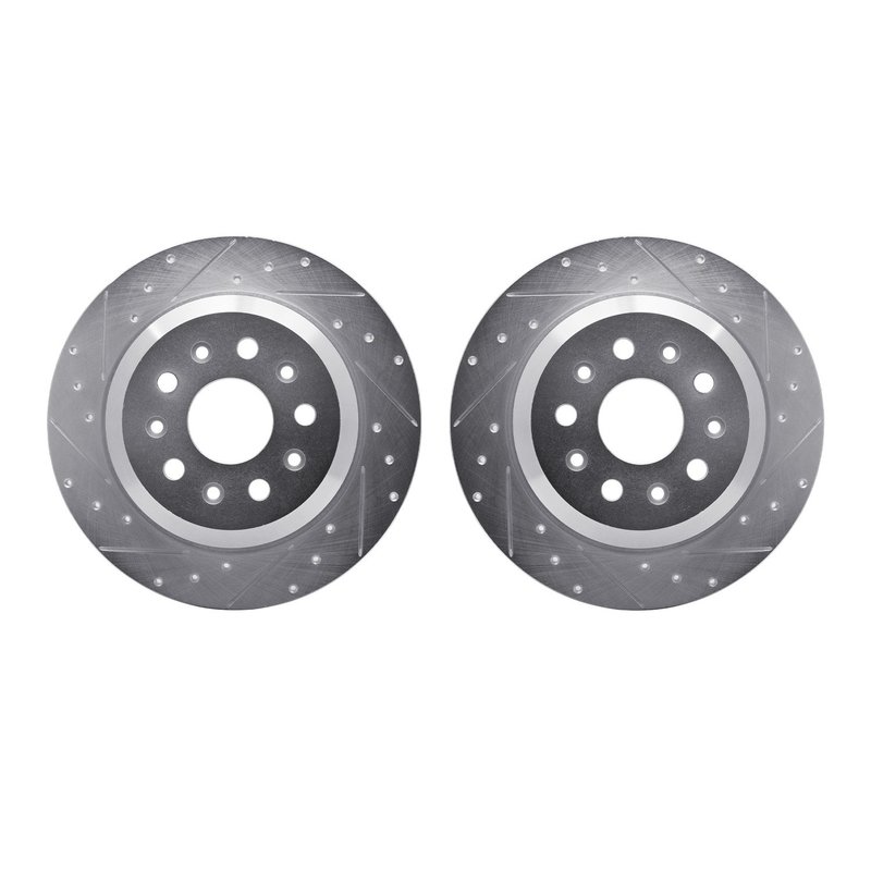 Dynamite Friction 7002-42039 Disc Brake Rotor Set - Rear