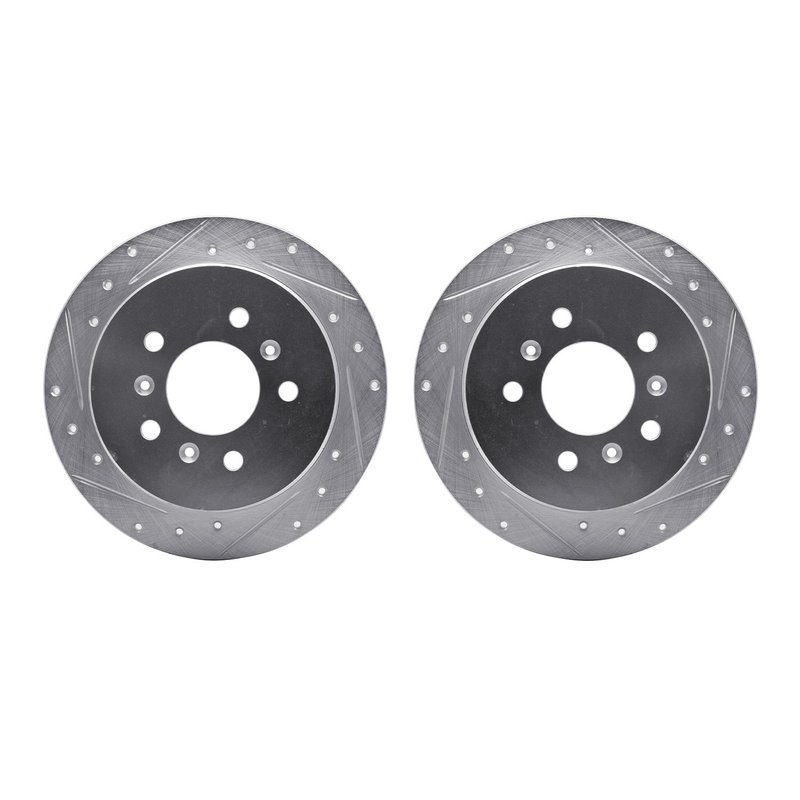 Dynamite Friction 7002-45015 Disc Brake Rotor Set - Rear
