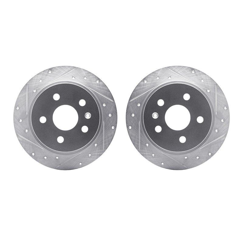 Dynamite Friction 7002-45020 Disc Brake Rotor Set - Rear