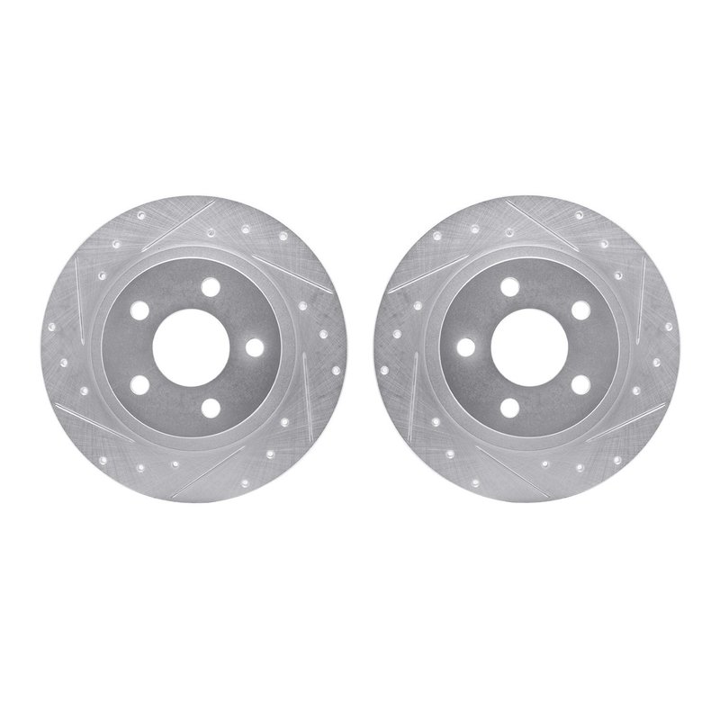 Dynamite Friction 7002-45022 Disc Brake Rotor Set - Rear