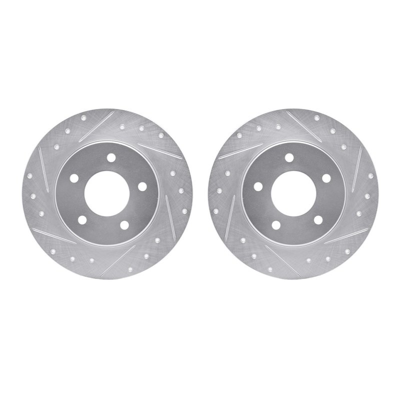 Dynamite Friction 7002-45024 Disc Brake Rotor Set - Rear