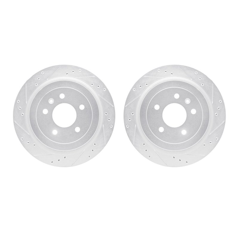 Dynamite Friction 7002-46032 Disc Brake Rotor Set - Rear