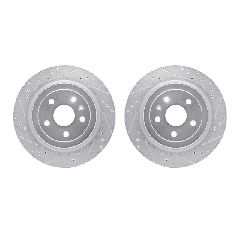 Dynamite Friction 7002-46039 Disc Brake Rotor Set - Rear