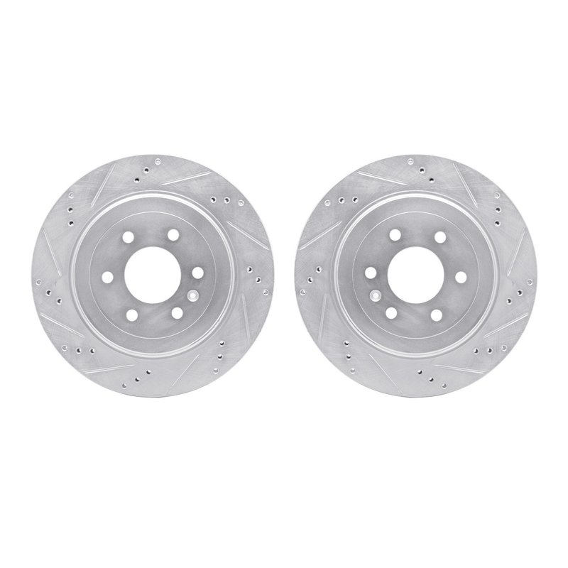 Dynamite Friction 7002-46041 Disc Brake Rotor Set - Rear