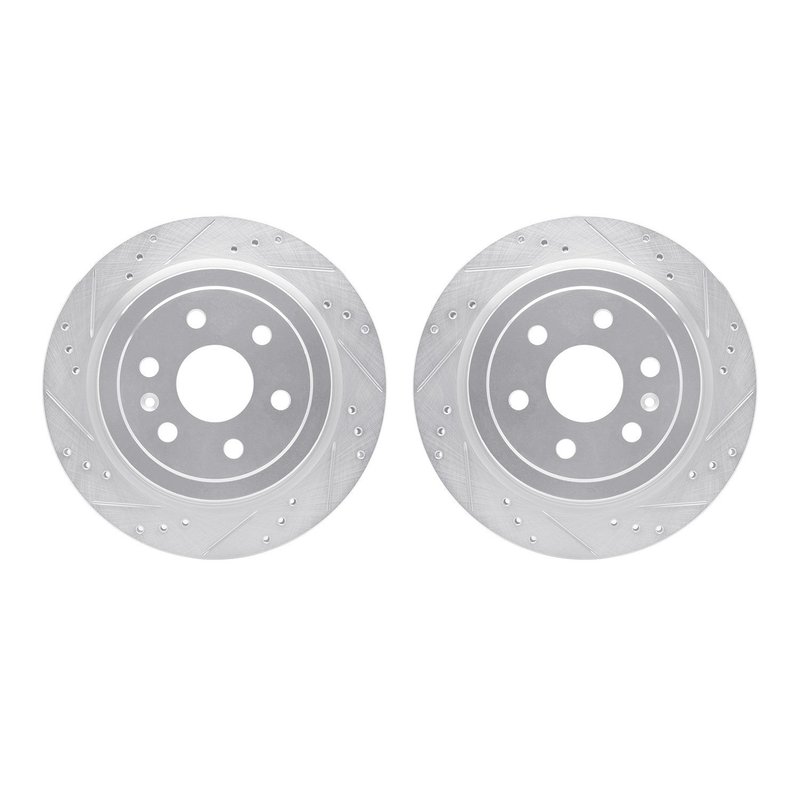 Dynamite Friction 7002-46042 Disc Brake Rotor Set - Rear