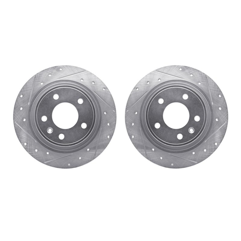 Dynamite Friction 7002-47049 Disc Brake Rotor Set - Rear