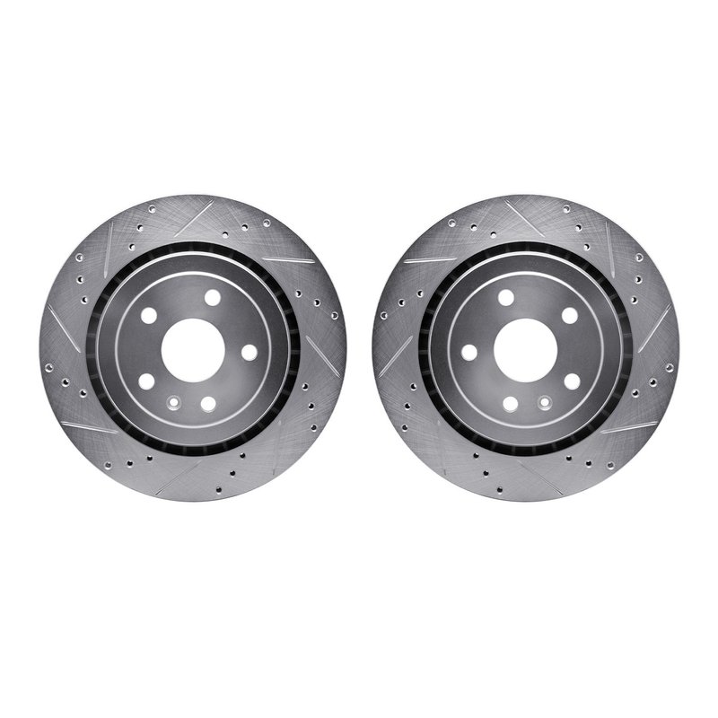 Dynamite Friction 7002-47052 Disc Brake Rotor Set - Rear