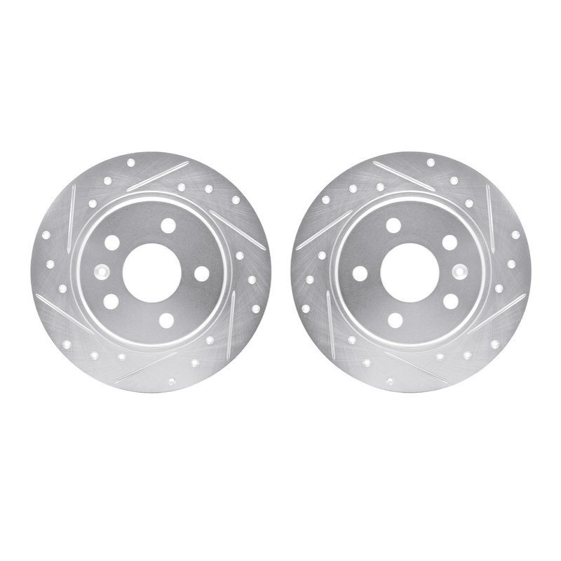 Dynamite Friction 7002-47054 Disc Brake Rotor Set - Rear