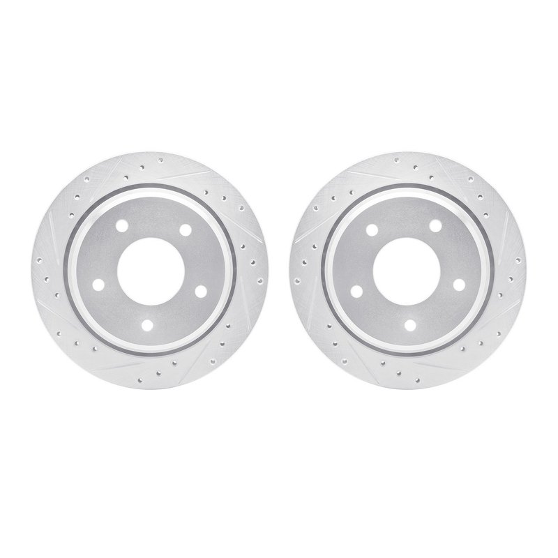 Dynamite Friction 7002-47057 Disc Brake Rotor Set - Rear