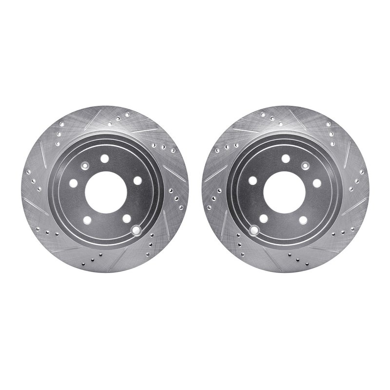 Dynamite Friction 7002-47058 Disc Brake Rotor Set - Rear