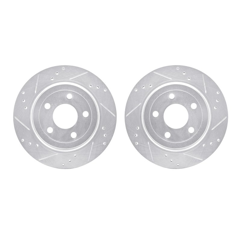 Dynamic Friction 7002-47059 Disc Brake Rotor Set - Rear