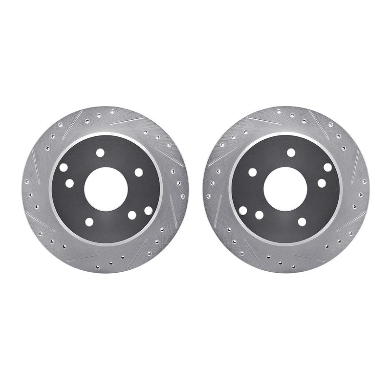Dynamite Friction 7002-47060 Disc Brake Rotor Set - Rear