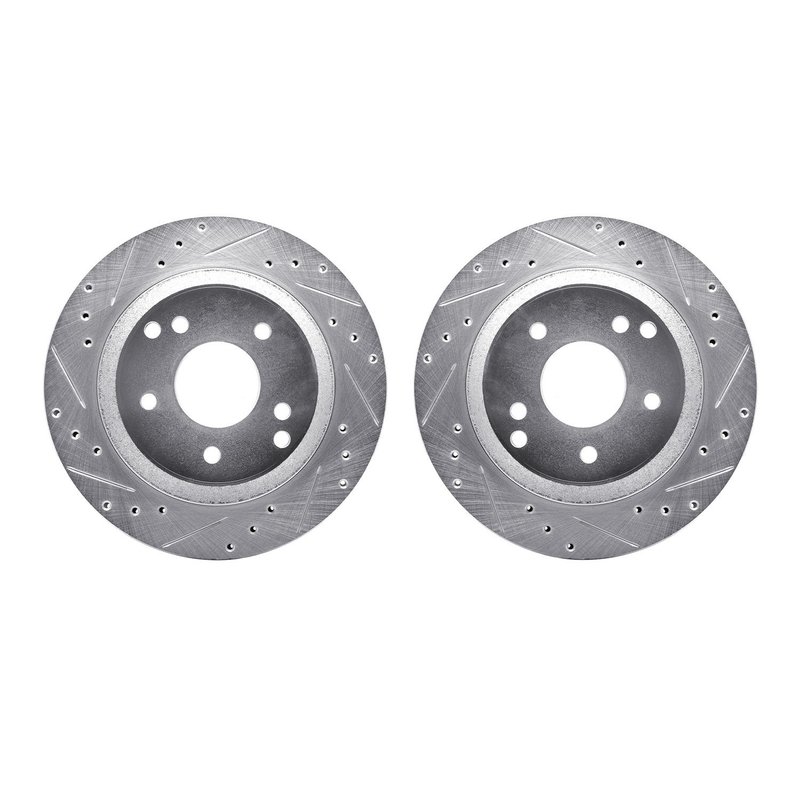 Dynamite Friction 7002-47061 Disc Brake Rotor Set - Rear